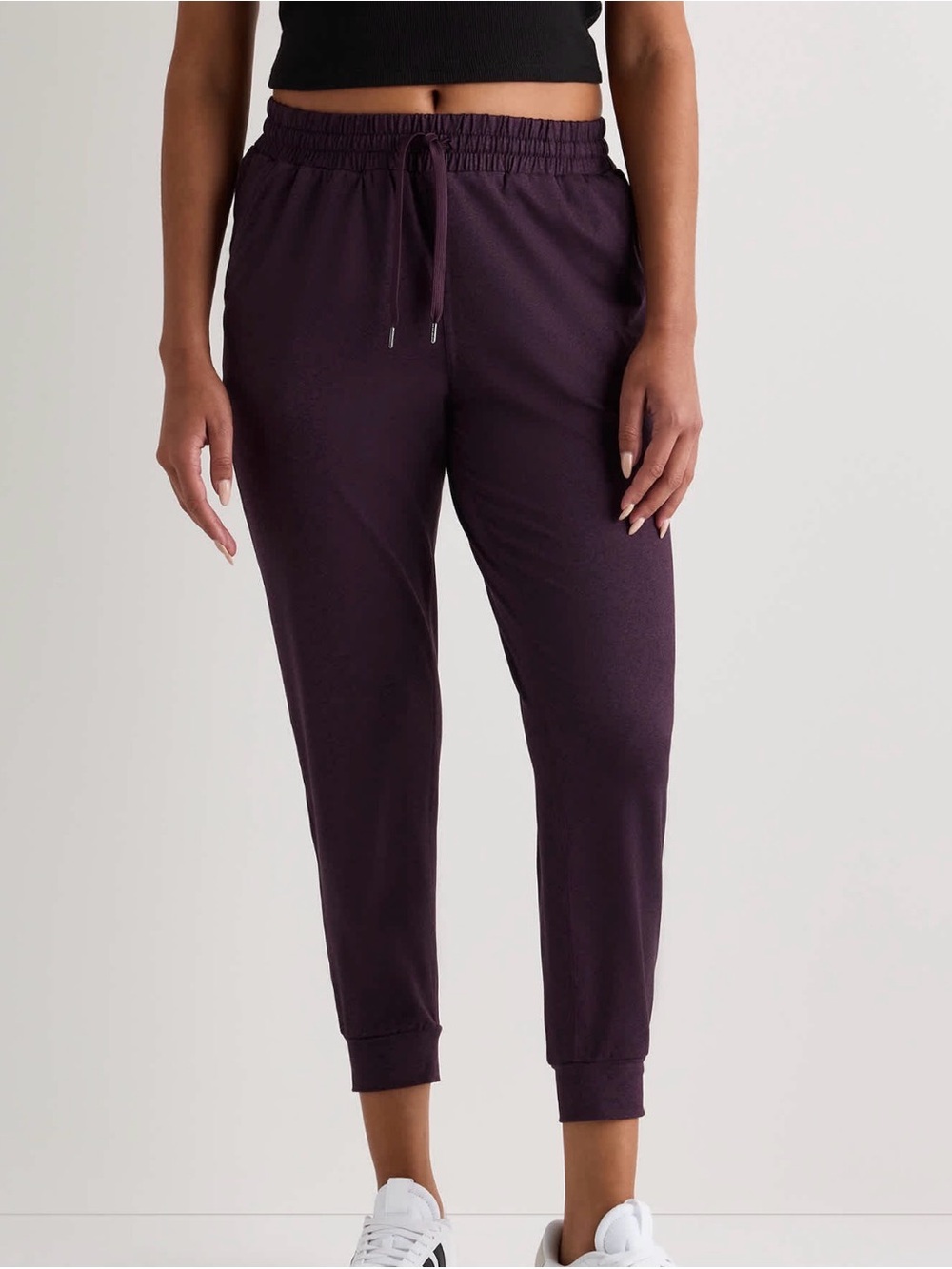 Quince Women’s Jogger Flowknit Pants in Deep Orchid Purple